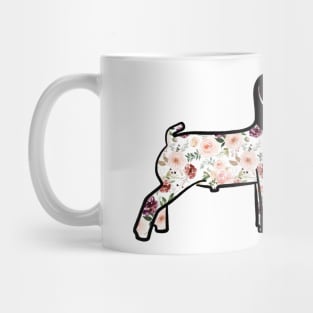 Rose Floral Market Goat - NOT FOR RESALE WITHOUT PERMISSION Mug